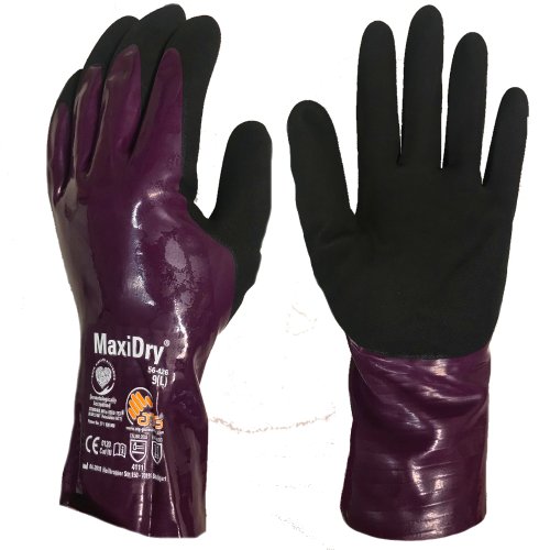 Atg® Maxidry 56 426 Fully Waterproof And Grippy Fully Coated Nitrile 
